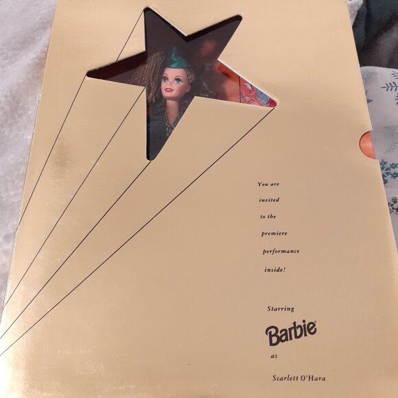 Vintage 1994 Barbie Scarlett O'Hara Doll NEVER REMOVED FROM BOX, GORGEOUS DOLL - Picture 8 of 16